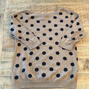 Polka dot sweater